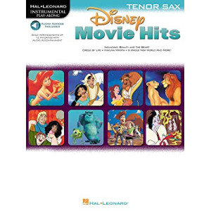 Disney Movie Hits para Saxo Tenor Libro + audio